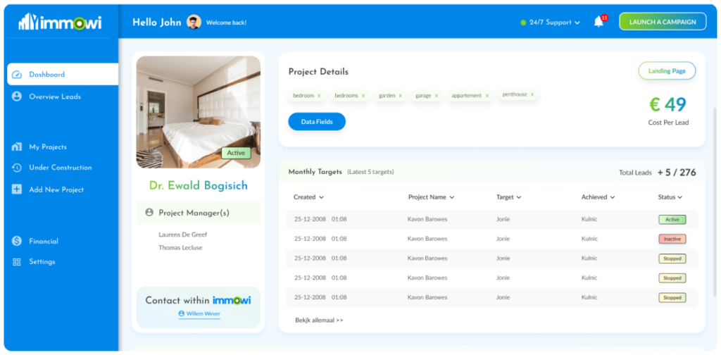 MyImmowi - CRM